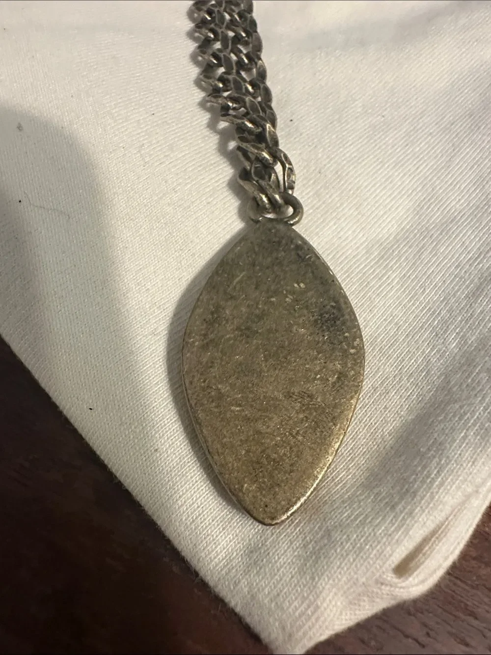 Vintage Abalone Shell Pendant Necklace